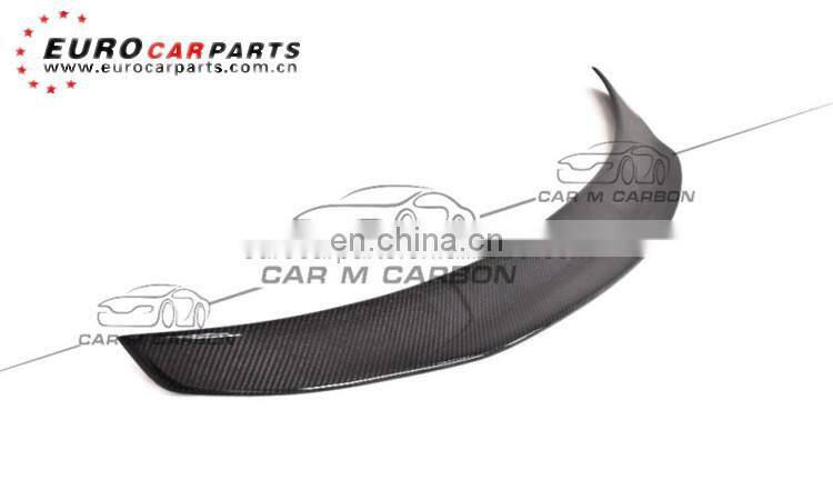C63 Carbon Fiber rear wing for MB C-class W205 C63 to P-style carbon fiber C63 trunk spoiler fit for W205 C63 14-16y