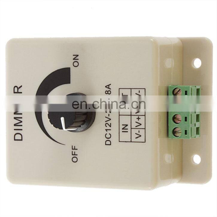 Signal Color LED Dimmer Switch One Channel Brightness Adjustment Controller DC 12-24V