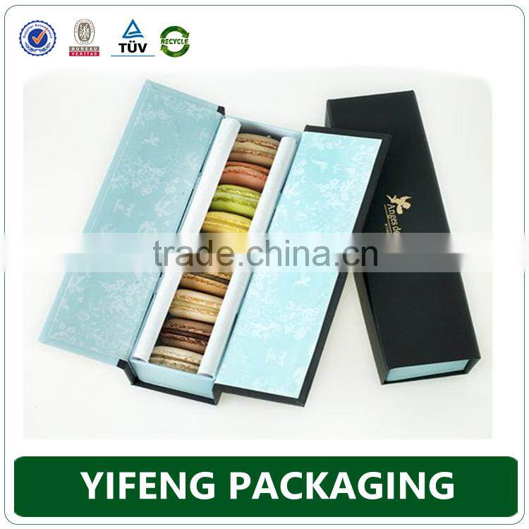 Macaron Packaging, Custom Logo Print Paper Macaron Box