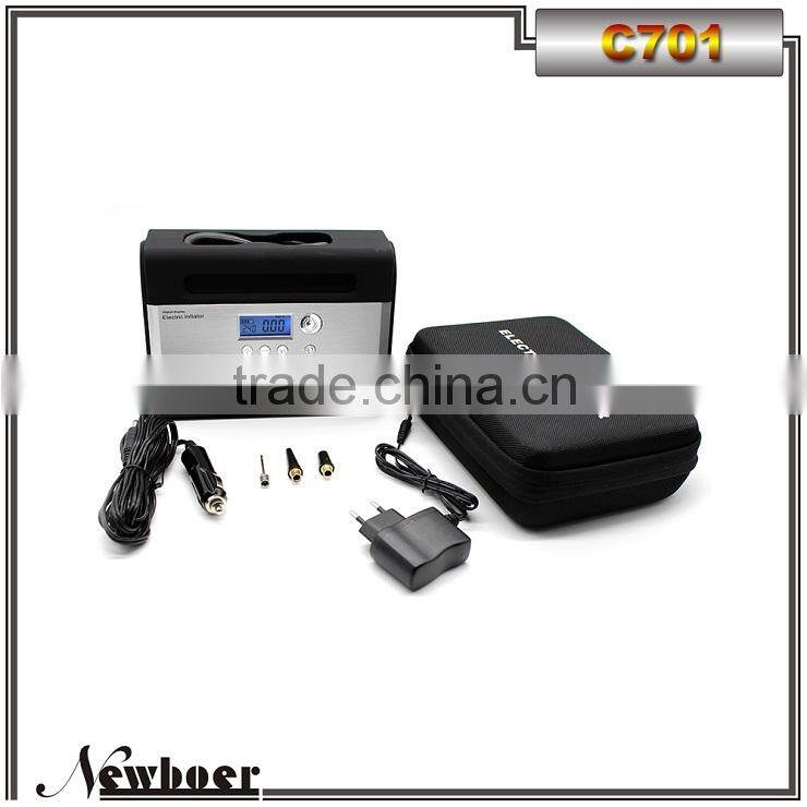 12V portable tire inflator air compressor/ 150PSI digital tire inflator