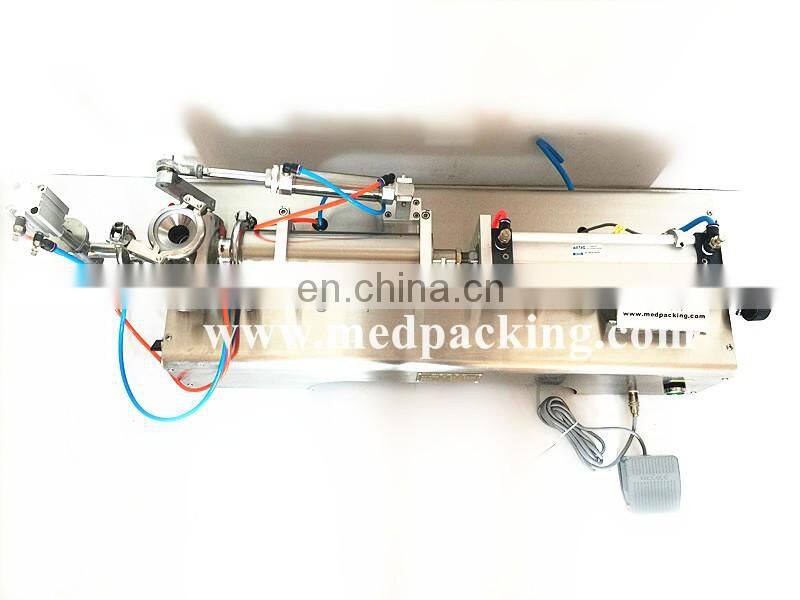 50-1000ml Single Head Cream Shampoo Filling Machine with Mixer