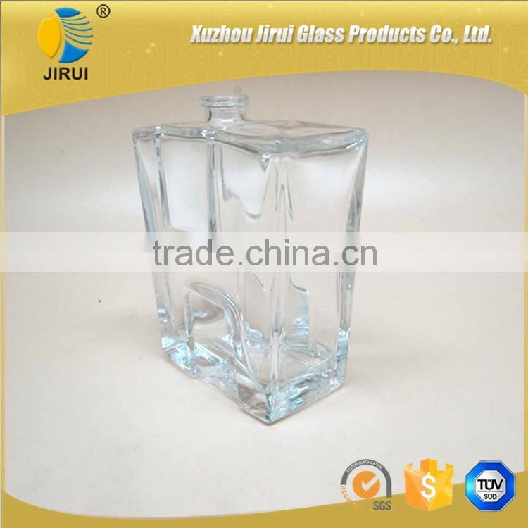 100ml clear glass perfume bottle with sprayer