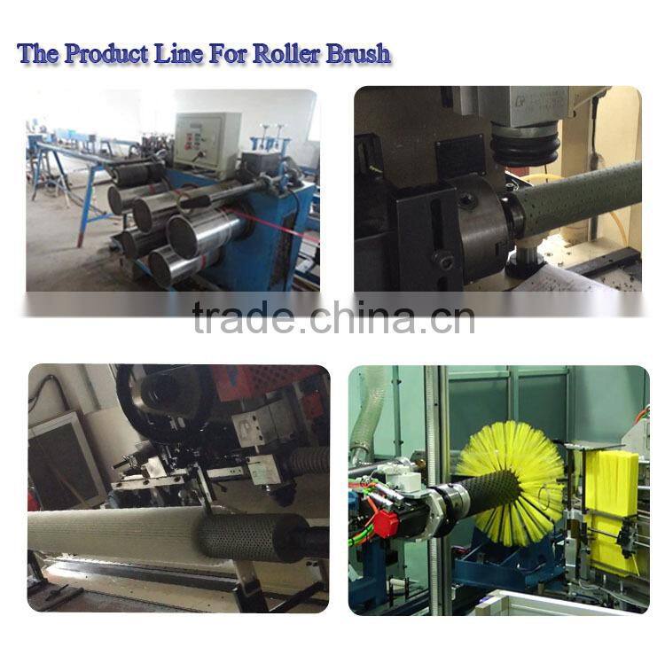 Diamond silicon carbon roller brushes