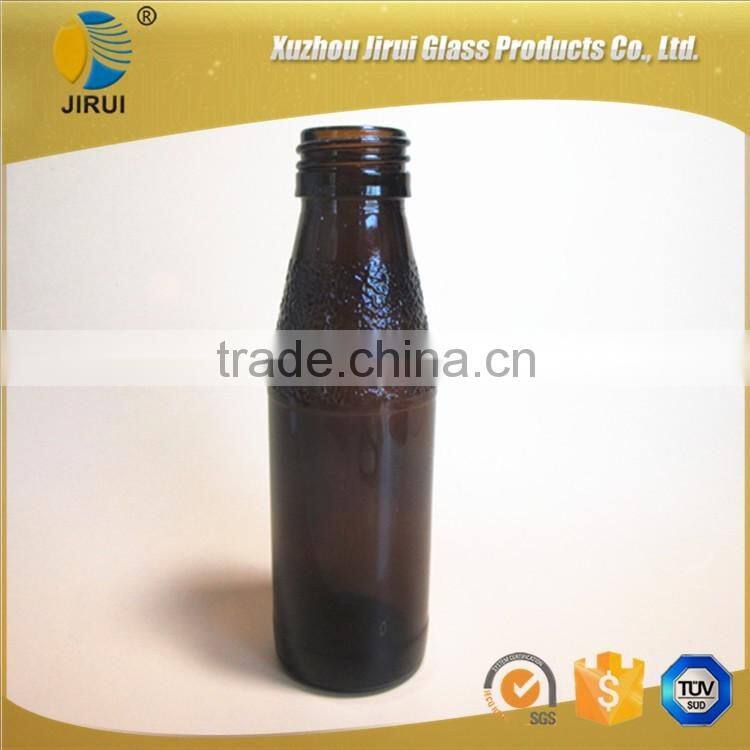 New Design 100ml Amber Glass Syrup bottle with aluminum cap