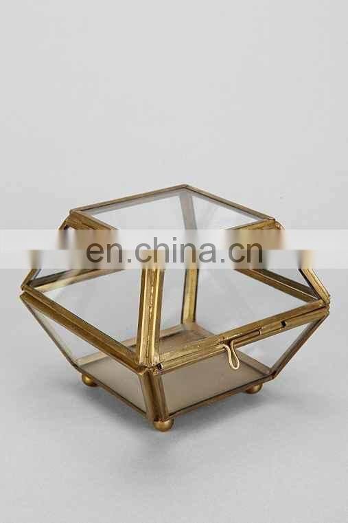 glass jewelry section box