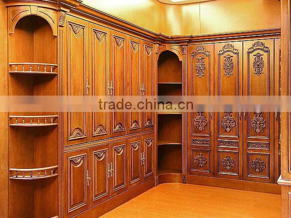 Open style solid wood wardrobe, wardrobe diy