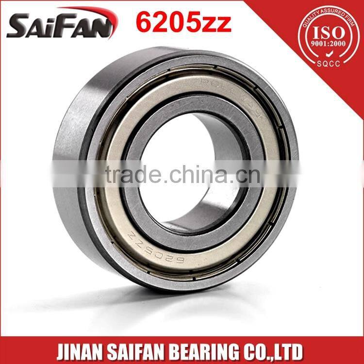 Textile machine Bearing 6205 Deep Groove Ball Bearing 6205 zz