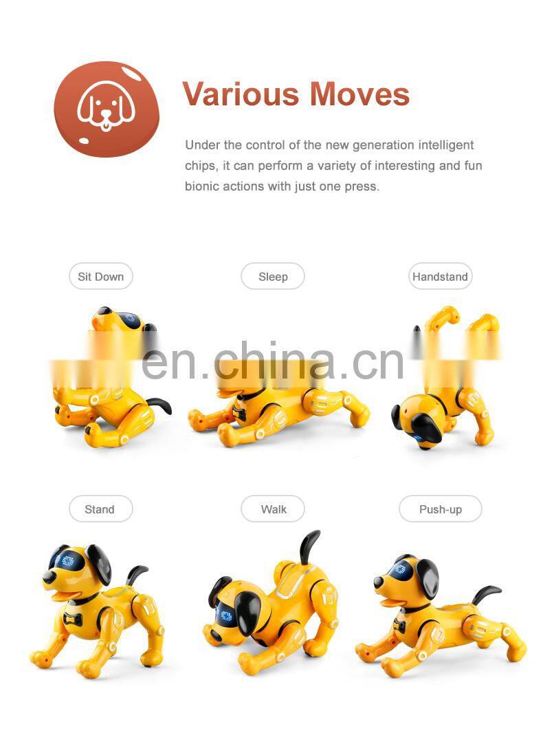 2022 New RC Robot JJRC R19 Intelligent Toy Interactive Singing Storytelling Remote Control Robot Dog Gift For Kids