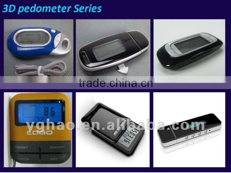 Mini Heart Rate 3D Sport Pedometer 3d Multifunctional Sports Pocket Pedometer Smart 3D Pedometer Activity Tracker