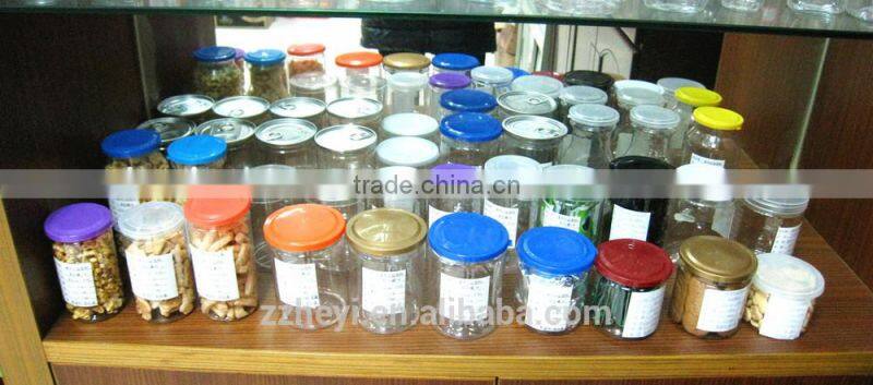 510ml easy open can with easy open aluminum cap and plastic lid