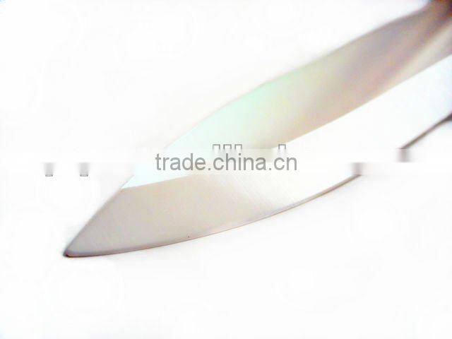 High grade 4 pcs ceramic kitchen knife set with acrylic stand 002A