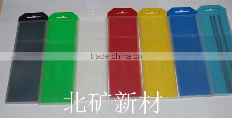 ISO6848 Lanthanated tungsten weld electrodes 10 pieces/pack from Beijing