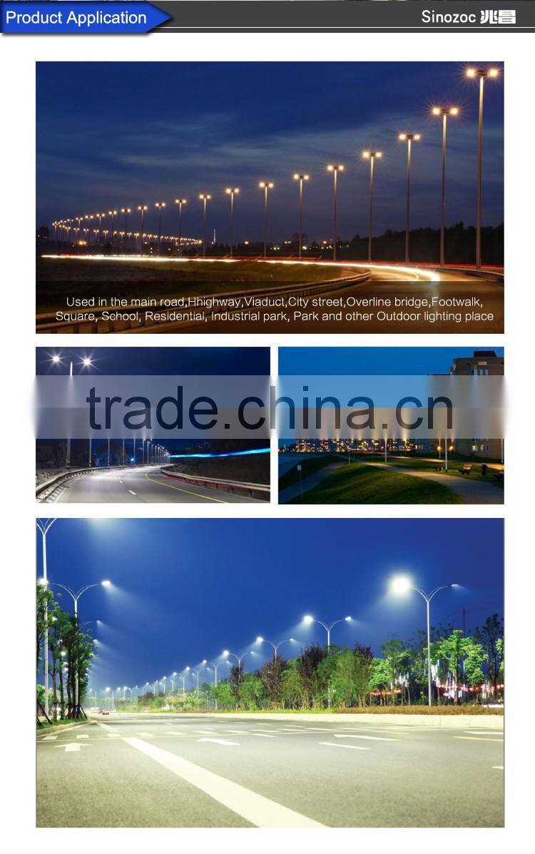 Sinozoc Hot sale waterproof Ip67 outdoor LED street light housing led garden light led road light LED highway lighting