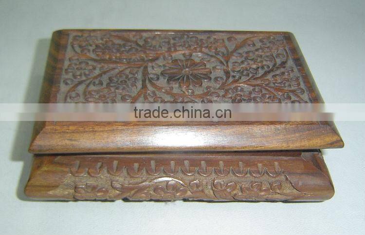 Sheesham wood Carving Box