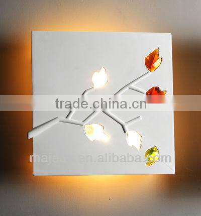 2014 New Design Gypsum Plaster Gesso e14 e27 modern uplighter antique wall lamp