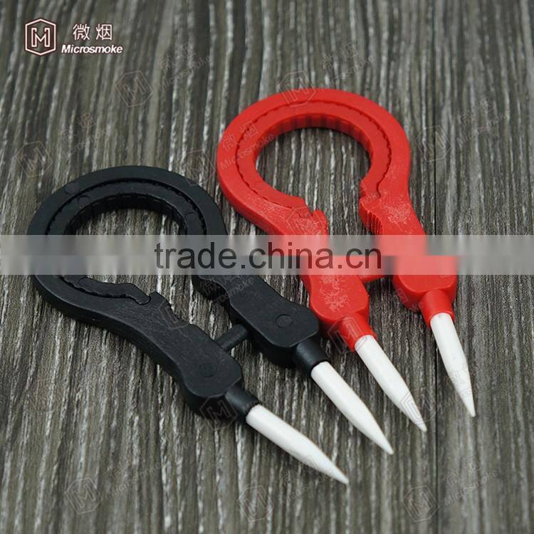 2016 electronic cigarette accessories vaper e-cig ceramic tool practical vape tool ceramic tweezer