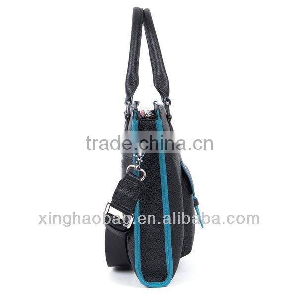 High quality fashion leather bag man brand handbag