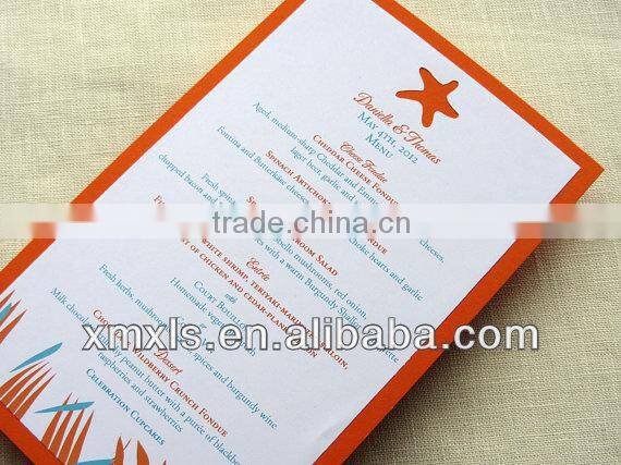 Custom printed Letterpress Pocket folding Invitation Paper Cards , Pocket business card ,Gift paper card china factory