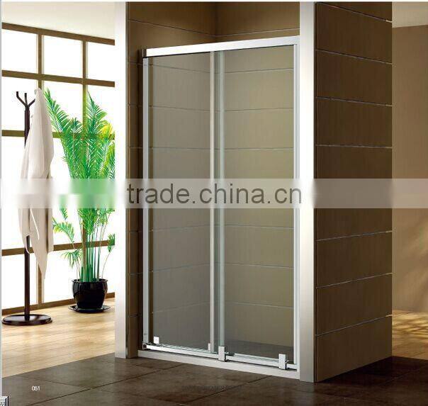 Hot Sale Bath rectangle tempered glass sliding shower door/portable shower room
