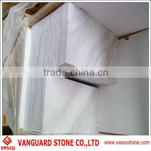White marble tile for interior decoration