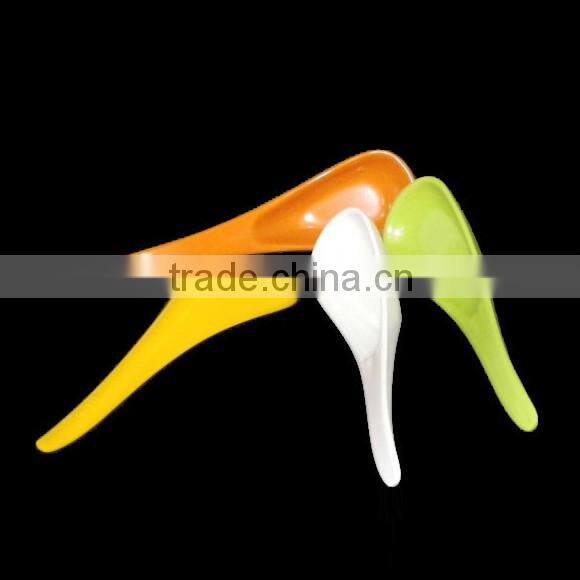 Plastic spoon for dessert