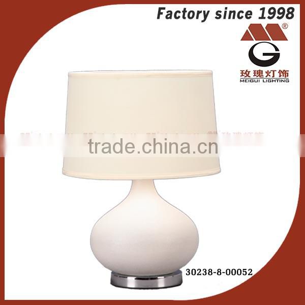 beige pottery antique lamps