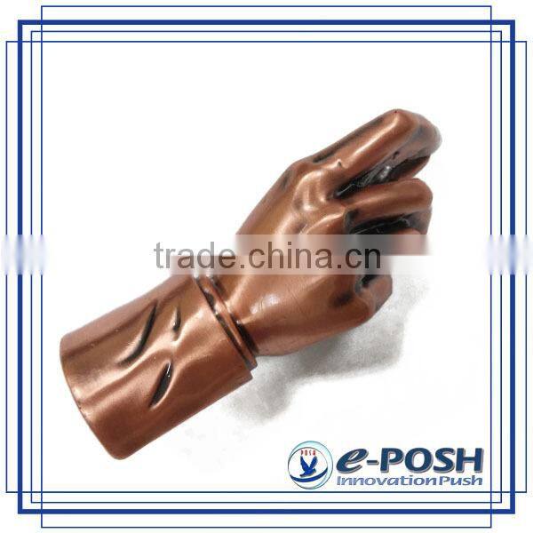 Luxury metal advertising gift display single pen rack holder paperweight