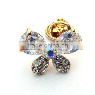 Crystal brooch decoration