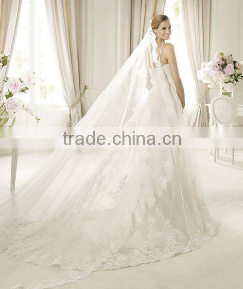 Spaghetti Straps Mermaid Ivory Lace Sweetheart Designers Wedding