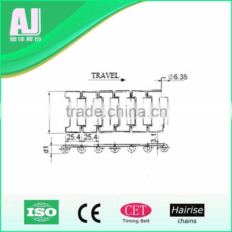 513 stainless steel chain flat top conveyor chain table top chain