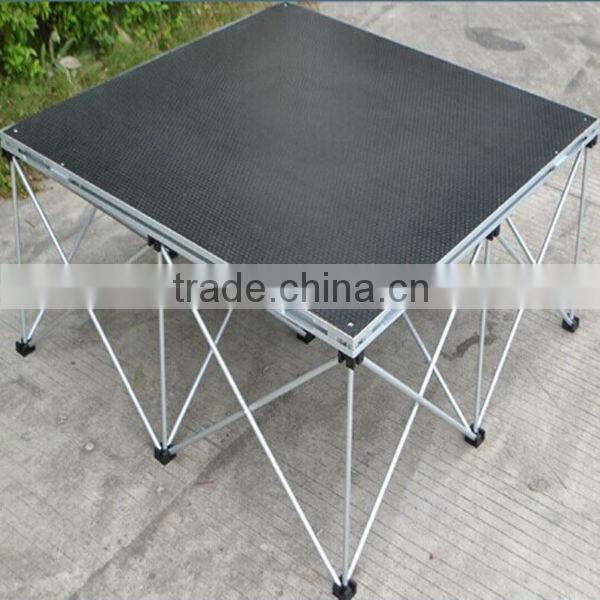 Portable outdoor performance stage aluminum stage modular stage