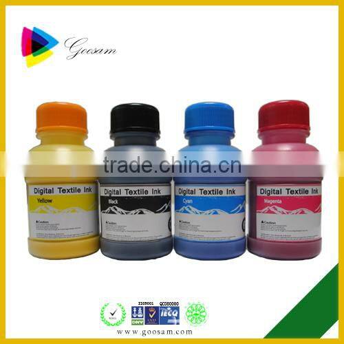 White ink for inkjet printer with textile ink for Epson F7180