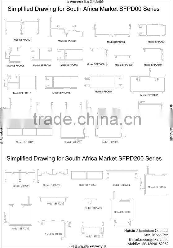 various shape aluminum tile trim/ good looking carpet trim