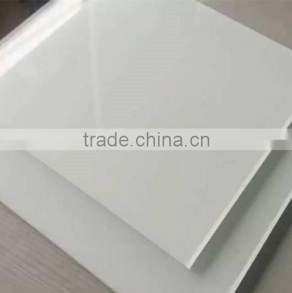 White Lacquered Ultra Clear Glass