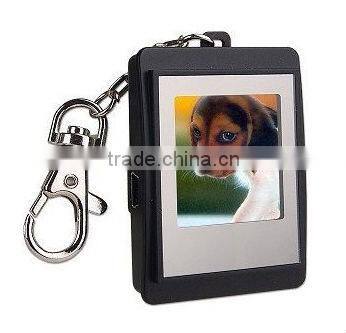 1.5inch mini portable digital photo frame with keychain
