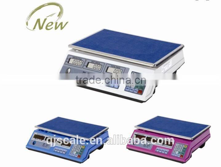 digital vegetable weighing price computing scale for market