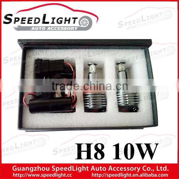 Popular 20W H8 LED Angel Eyes Headlights
