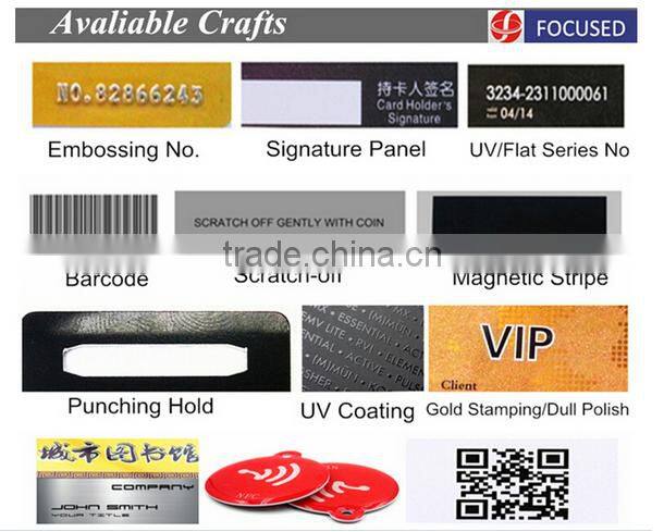 PVC Smart Card 5542 Chip Writable Card Contact Plastic PVC RFID Card
