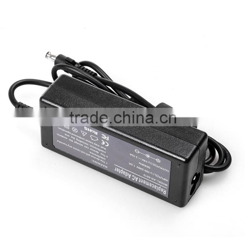 60W Notebook adapter For Samsung 19v 3.16a Ultrabook Charger 5.5*3.0MM