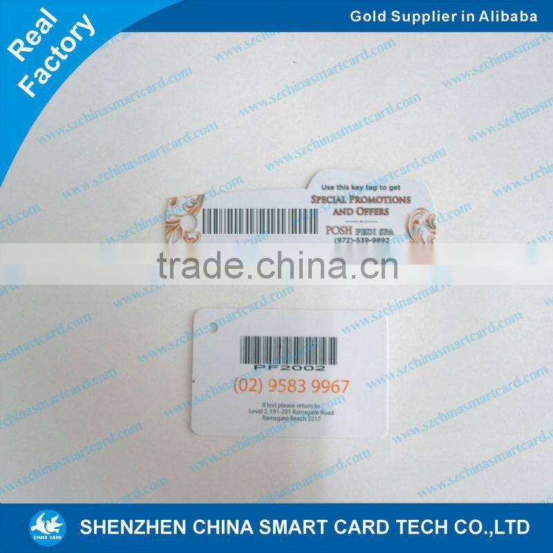 Customized luggage tag pvc card