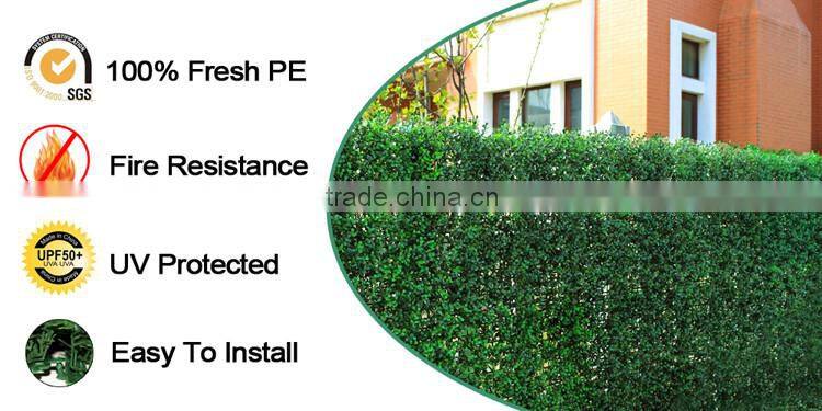 outdoor garden boxwood artificial green wall hedge screen