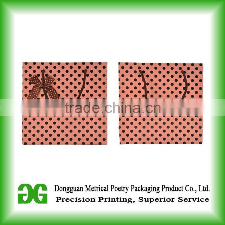 Boutique product OEM price portable custom shopping cheap kraft paper bag