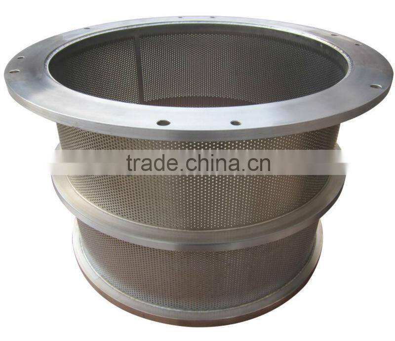 Waste paper making equipment screen basket for pressure screen
