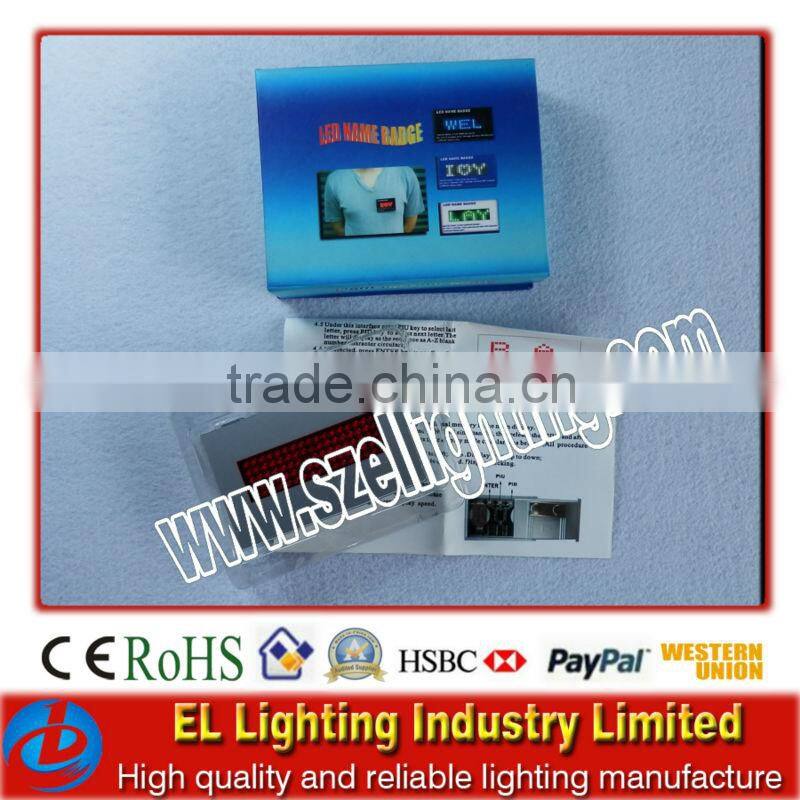 LED name Badge,practicality led badge