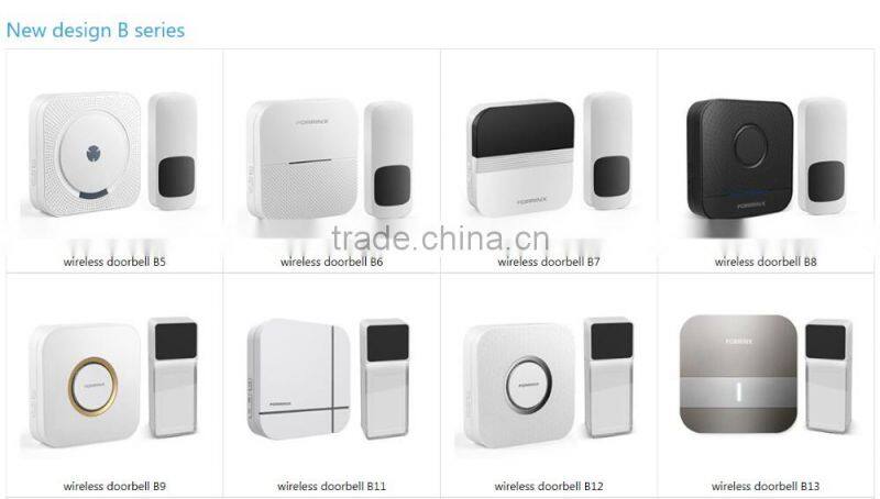 Long Range Waterproof Smart Wireless Doorbell AC/DC Plug-in Digital Wireless Doorbell 52 Chimes Door Bell