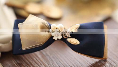 Ladies' Fancy Chiffon Ribbon Hair Bow Alligator Clips Hair Accessories