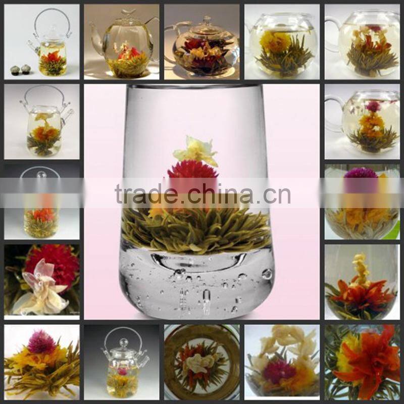 IMO certificate beautiful Chinese tea ball art tea blooming tea