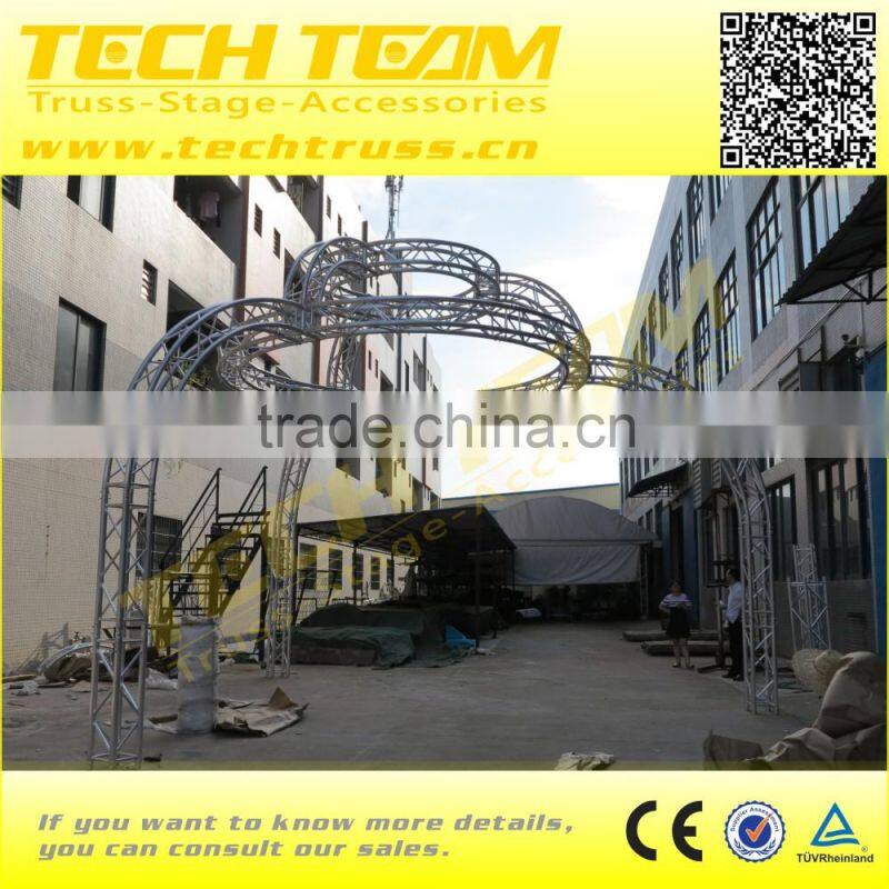 Hot Sale Stage Aluminum Bolt Truss system Exhibition Truss Lighting Truss BD66-RS40