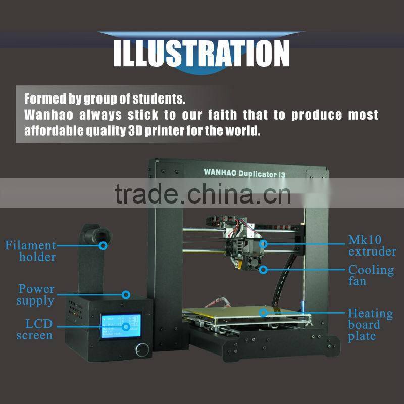 Low cost 3d printing model for small spare parts
