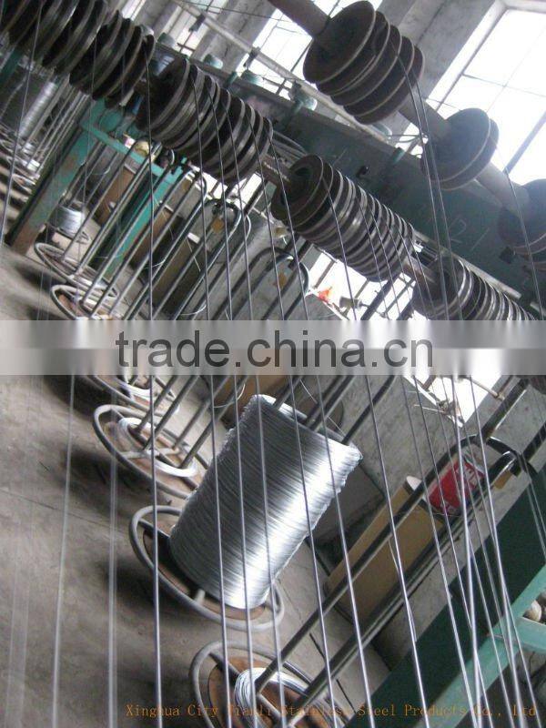 manufacture for 304/316 6*19+FC galvanized steel wire rope for fishing
